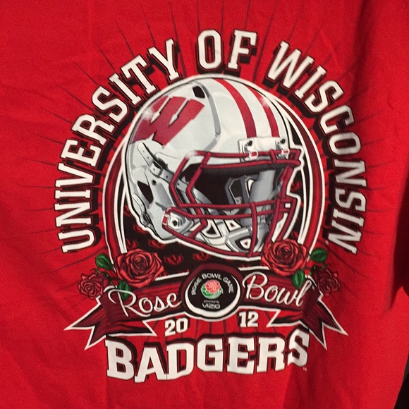 New Wisconsin badgers 2012 rose bowl tee shirt - Picture 6 of 7